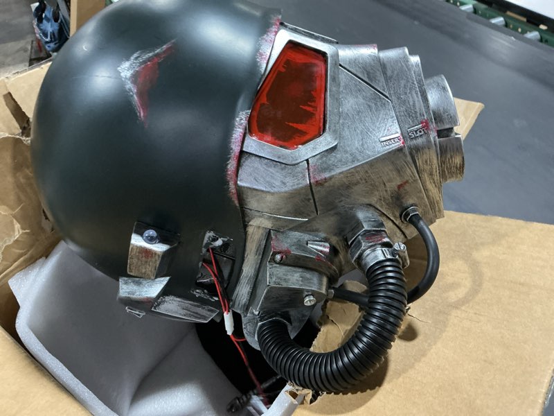 Condition photo showing Good Condition for ranger helmet ncr armor helmet cosplay deluxe full head resin mask mask for halloween costume collectible prop advanced version