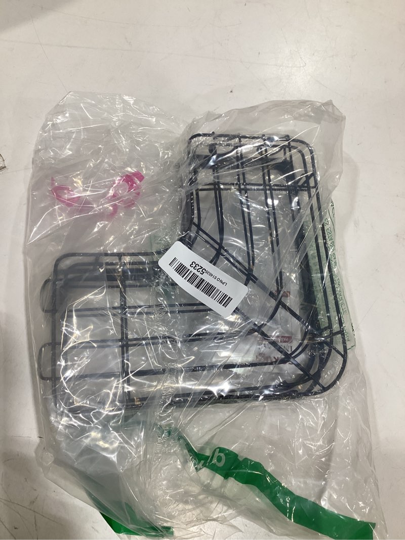 Condition photo showing Good Condition for sakugi corner shower caddy - 2 pack, adhesive shower organizers, rustproof stainless steel shower shelves with 8 hooks, no drilling bathroom organizers and storage racks, space-saving, black, medium black medium