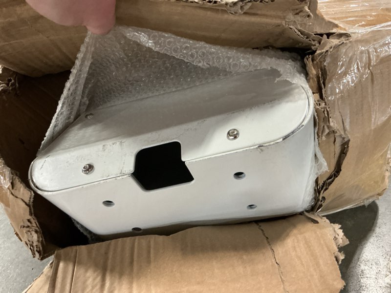 Condition photo showing As Is for Brandable Kiosk Floor Stand for Displays – with Custom Branding Panel & LED Lights VESA 75x75 100x100 Monitor TV Tablet Displays – Lockable Secure (ADD-VFSKLED)