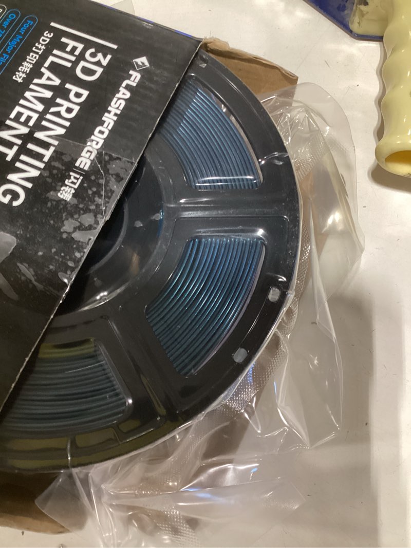 Condition photo showing Good Condition for flashforge petg pro filament 1.75mm +/- 0.02mm burnt titanium, color changeable 3d printer filament 1kg, chameleon 3d printing filament changing colors with light, perfectly hide the layer line burnt titanium petg pro
