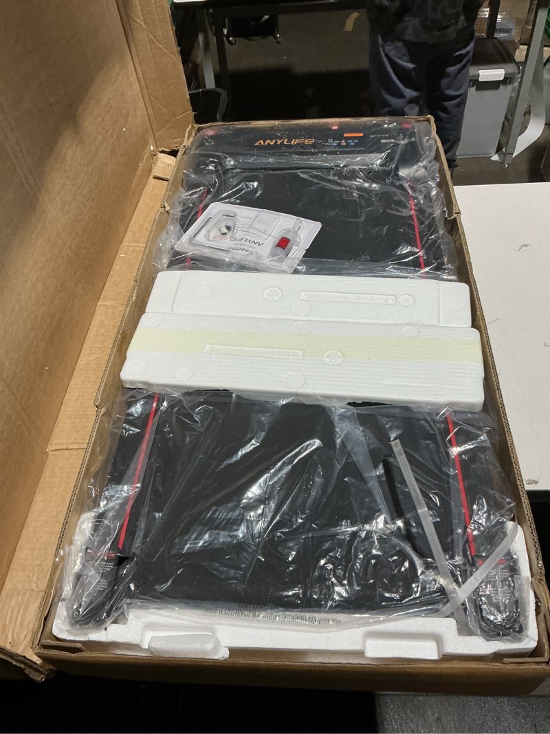 Condition photo showing Good Condition for Walking Pad Treadmill, Anylife Incline Walking Pads Under Desk 330lb Capacity, 2.5HP Portable Treadmills for Home, Compact Treadmill Small Running Pad with LED Display, Remote Control Black