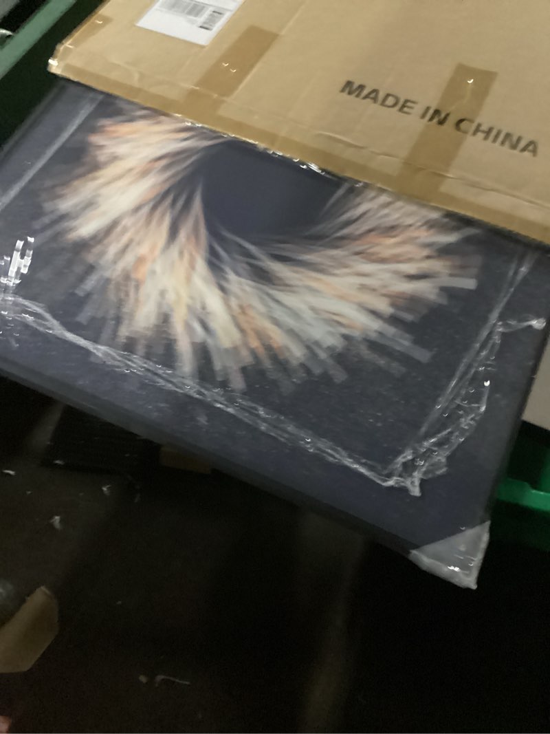 Framed Black and Gold Modern Abstract Wall Art, Square Dark Art Prints Paintings Artwork for Walls, 