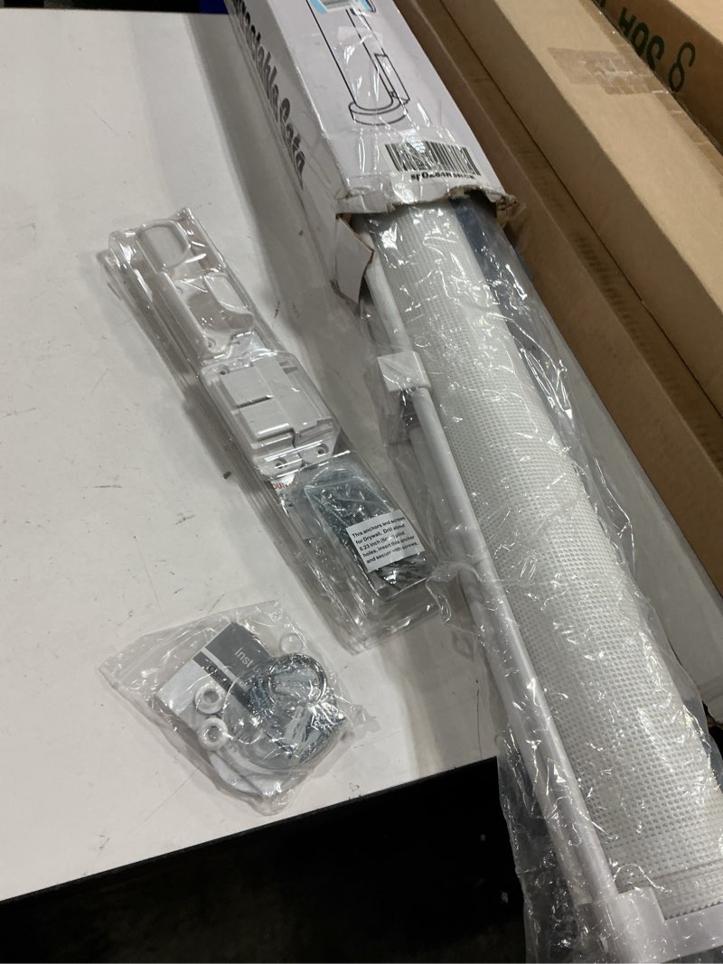 Condition photo showing New/Like New for Retractable Safety Baby Gate or Mesh Dog Gate,Durable Portable Mesh Retractable Gate,Easy to Use for Stairs, Doorways, Hallways, Indoor, Outdoor, 33.5" Tall, Extends to 55" Wide,White