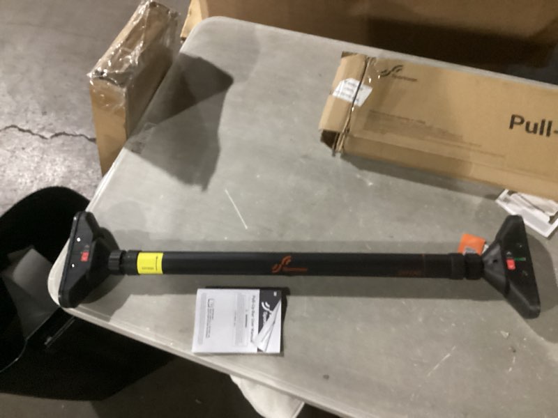 Condition photo showing New/Like New for Sportneer Pull Up Bar: Strength Training Chin up Bar No Screws - Adjustable 29.5''-37''(75-94cm) Width Locking Mechanism Pull up Bar for Doorway - Max Load 440lbs for Home Gym Upper Body Workout, Non-slip