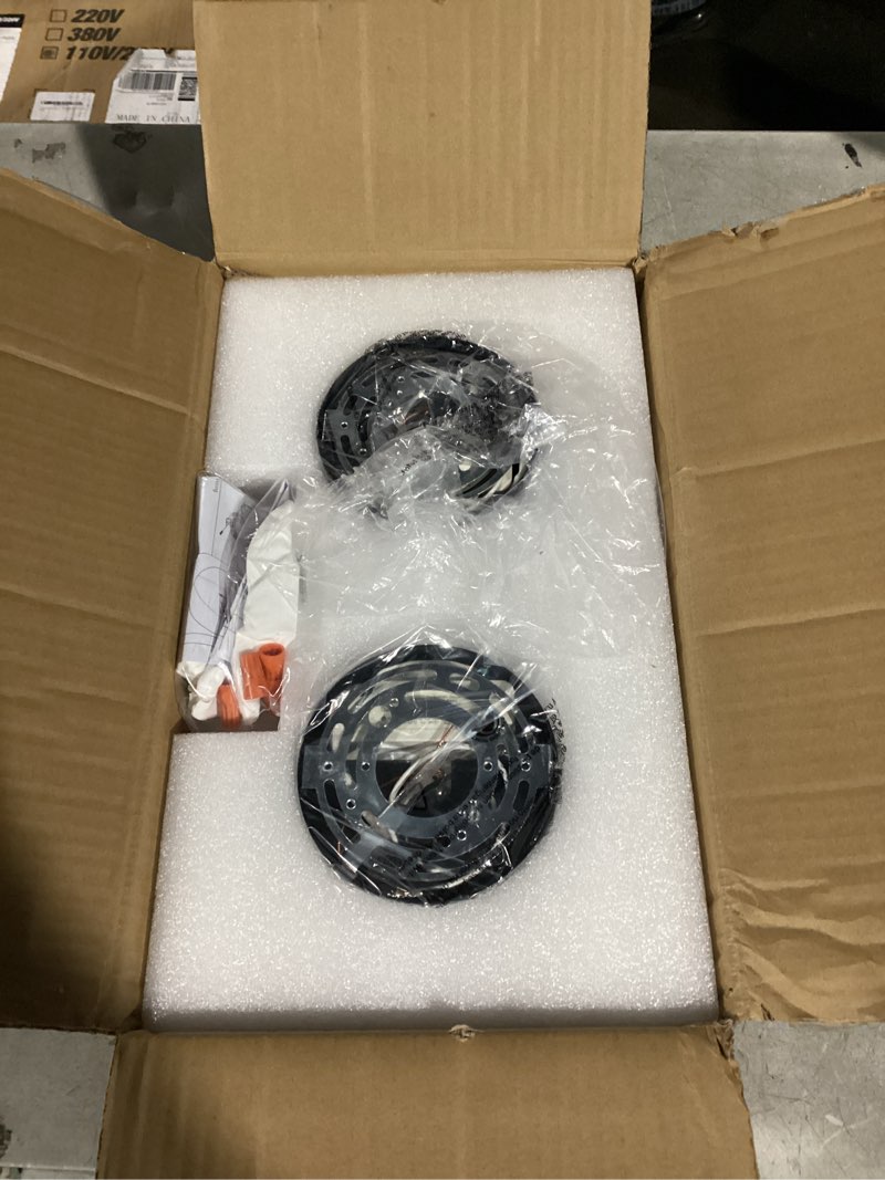 Condition photo showing Good Condition for Bathroom Wall Sconces Set of 2 Hardwired Dimmable 5CCT LED Bathroom Light Fixtures Over Mirror 360° Full Lighting 31" Long Vanity Light Bar Modern Black Wall Sconce for Bath Bedroom Living Room Black 31 inch