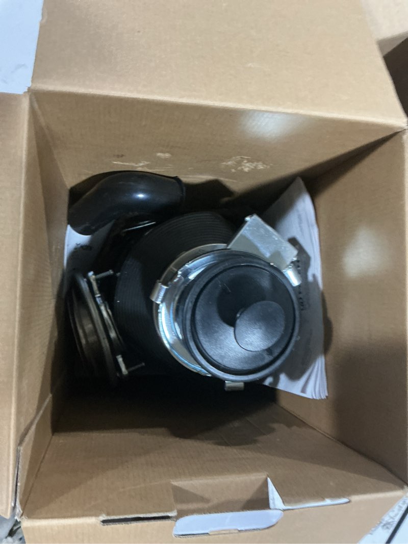 Condition photo showing As Is for moen gxb75c host series 3/4 hp garbage disposal with power cord, batch feed control activation and sound reduction 3/4 hp specialty