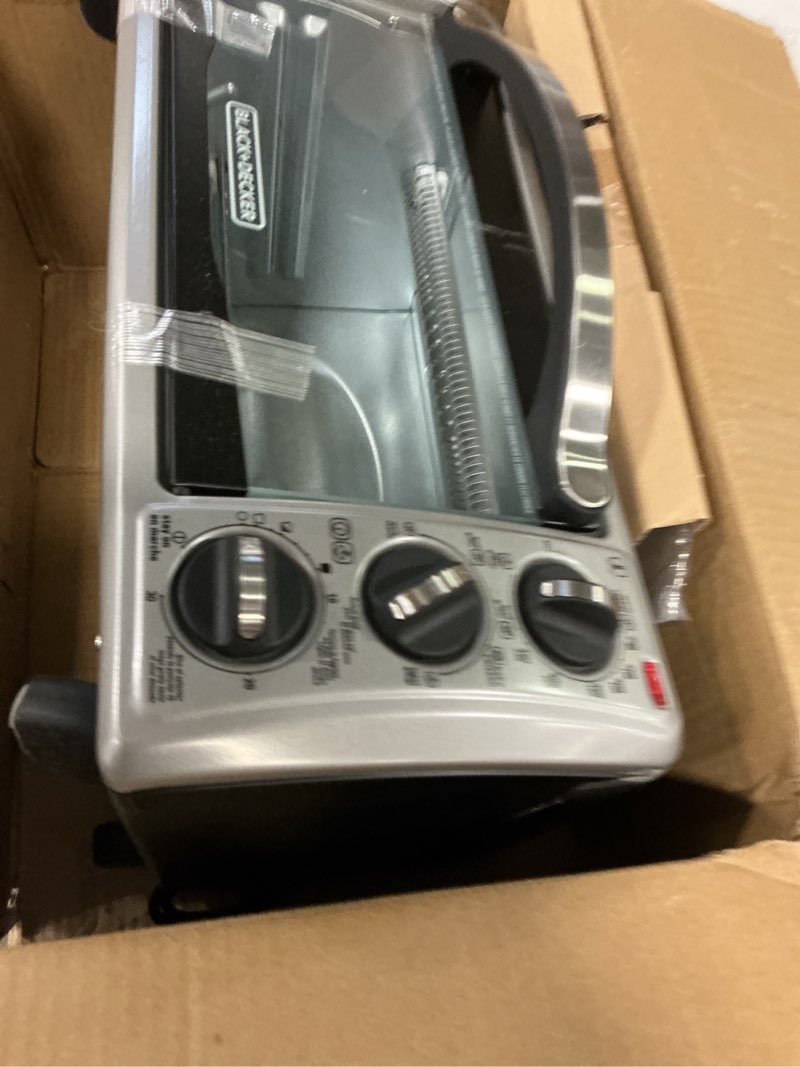 Condition photo showing Good Condition for BLACK+DECKER 4-Slice 450 W Black Toaster Oven