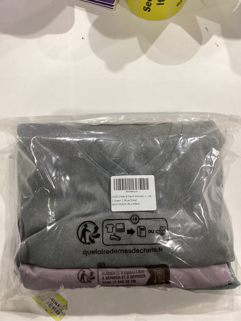 Condition photo showing New/Like New for HOPLYNN 6 Pack Womens Long Sleeve Workout Shirts,UPF50+ Dry Fit V Neck UV Sun Protection Running Athletic Tops T Shirts 1 Black 1 Heather Grey 1 Gray 1 Purple 1 Green 1 Blue Large
