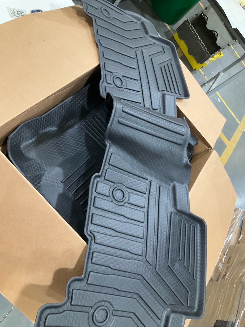 Condition photo showing As Is for mixsuper liner floor mats for honda hr-v 2023-2026 (include hybrid) & acura adx 2025, cargo mat backrest mats for hrv, all weather trunk mat and 2 row floor liners set black honda hr-v /2023-2026/ full set