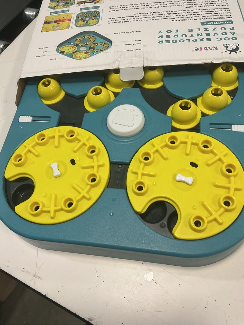 Condition photo showing New/Like New for kadtc 5 levels of step-by-step challenge - 6 ways to play - u.s. brand & design - extra-large size beginner to expert dog puzzle toy for smart dogs hard puzzles puppy difficult mental stimulation toys extra large