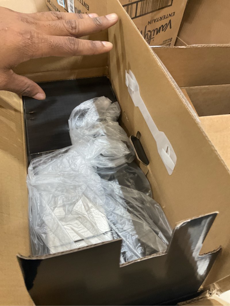 Condition photo showing Good Condition for Extra Large Two Tier Stainless Steel Dish Drainer Drying Rack with Drainboard for Kitchen Counter, Modern Black and Silver, Rust Proof Metal, Space Saving Double Countertop Big Plates Dryer and Tray 2 Tier-Extra Large