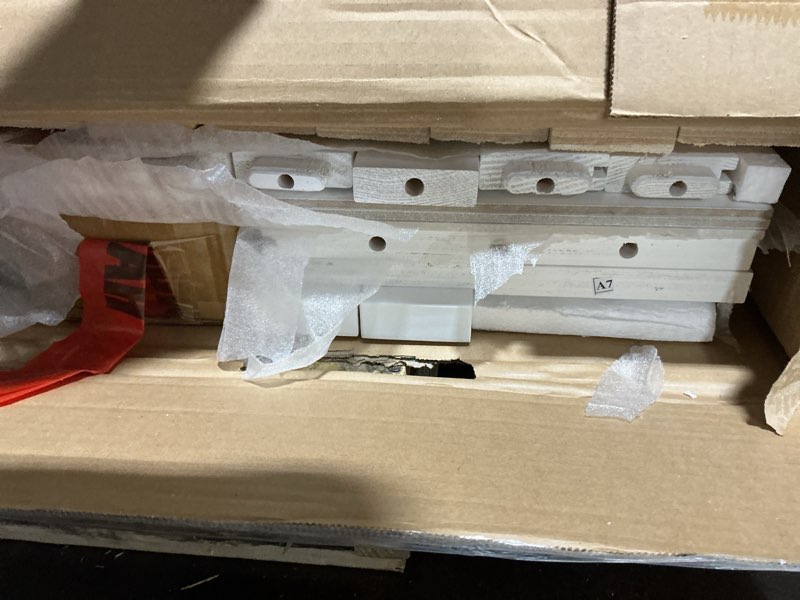 YOPTO Queen Size Wood Storage Platform Bed with LED, 2 Drawers and 1 Twin-Size Trundle, Easy to Asse