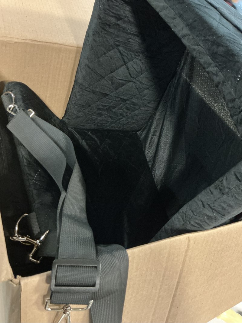 Condition photo showing Good Condition for Dog Car Seat for Small/Medium Dogs,Pet Dog Booster Car Seat Puppy 15-35 lbs with Soft 4+2in Detachable Pads Detachable Elevated Cushion and Washable Cover black