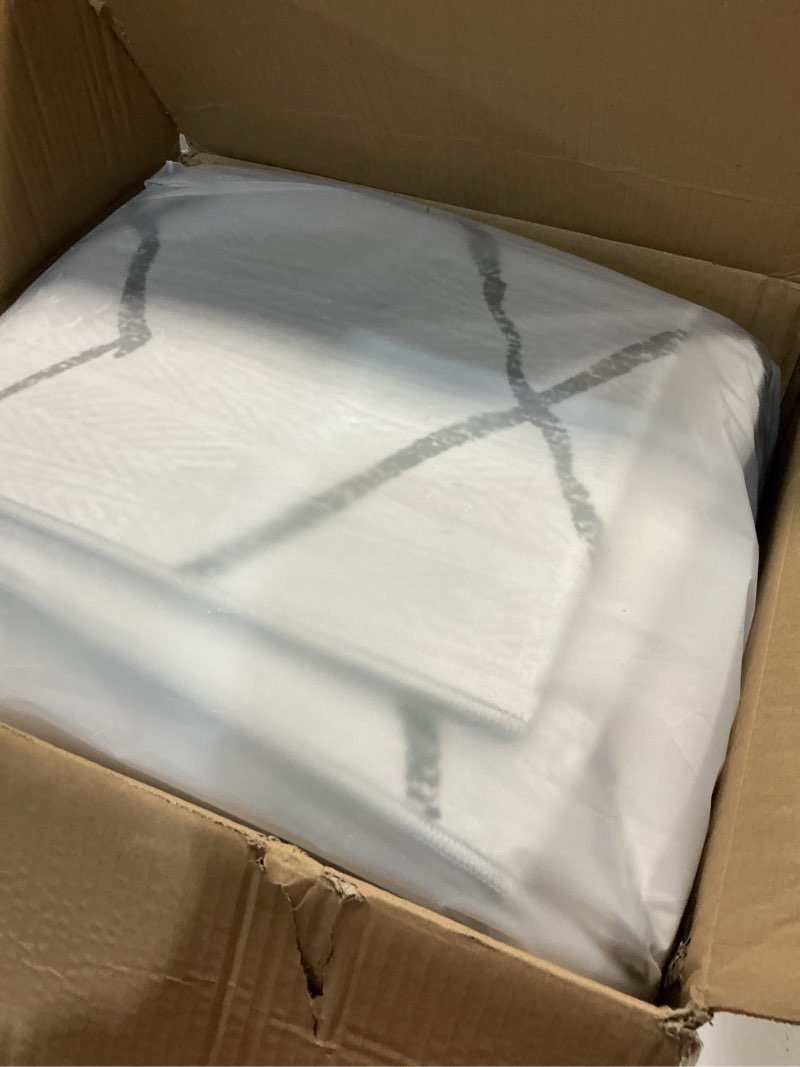 Condition photo showing Good Condition for kakania 9x12 Washable Area Rug: Non Slip Soft Thin Carpet, Boho Geometric Modern Decor, Easy Clean I