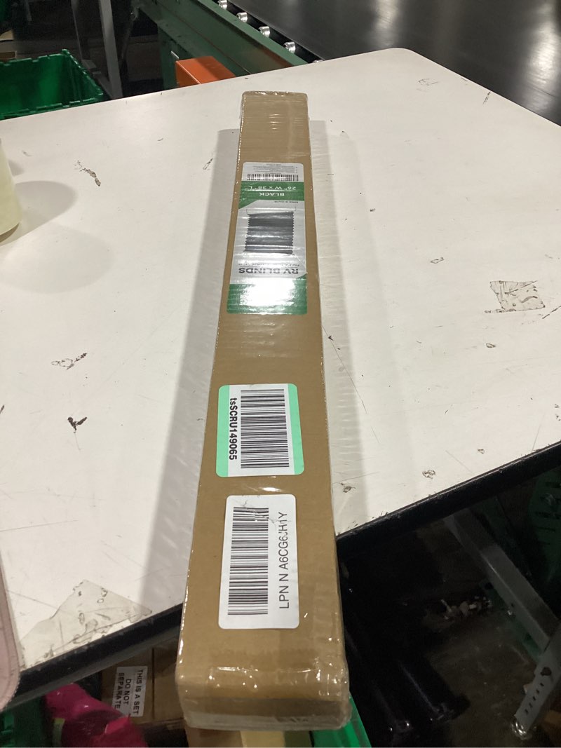 Condition photo showing New/Like New for rv blinds for camper windows, rv window shades, 26"w x 38"l, black | camper replacement blinds, privacy protection, for rv, camper, travel trailer 26"w x 38"h black
