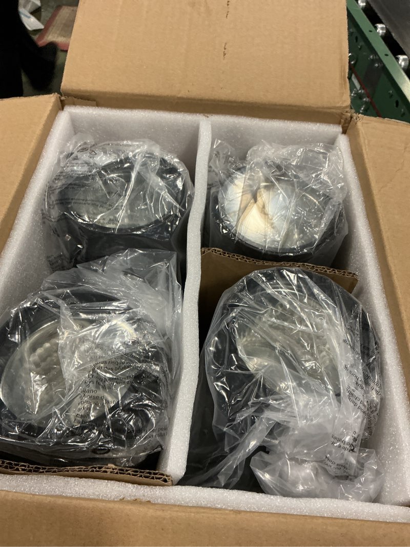 Condition photo showing Good Condition for TOBUSA Black Exterior Lighting Fixtures Wall Mount Dusk to Dawn, Modern Outdoor Wall Lights for House Waterproof, 2-Light Up and Down Cylinder Wall Sconces for Garage Porch Outside Patio Yard, 4-Pack Black 12inch 4-Pack