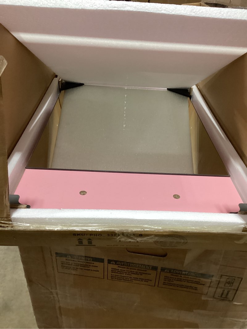 garveehome make up vanity desk mirror, pink