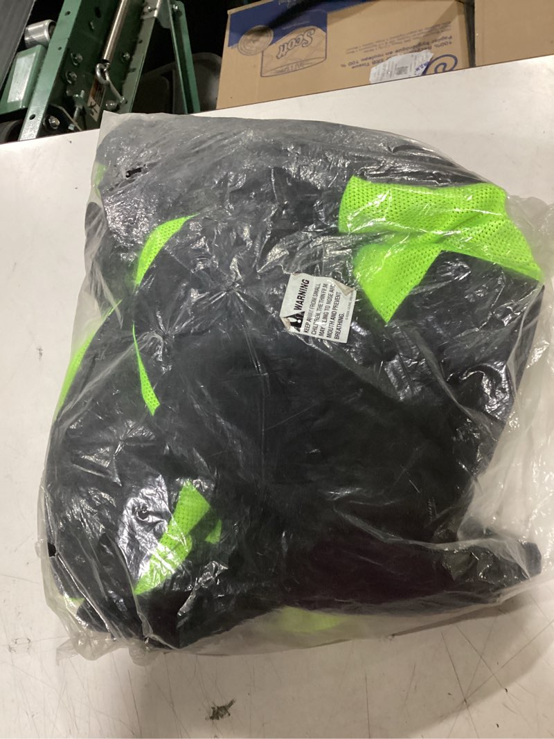 Condition photo showing New/Like New for vance leather roadside mens all-season hi-viz reflective mesh & textile motorcycle jacket w/ce armor & removable liner medium hi visibility green