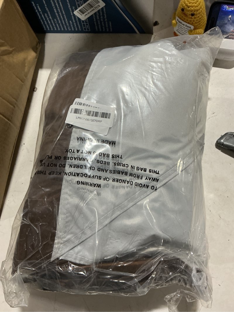 Condition photo showing New/Like New for canopy replacement top cover compatible with eagle peek 13 x 13 instant outdoor canopy frame for outdoor, patio, event, parties, canopy cover only, brown