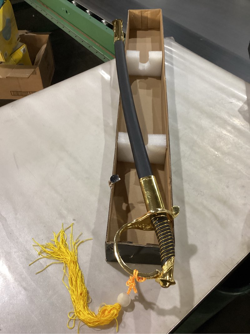 Condition photo showing Good Condition for U.S. Marine Corps NCO Ceremonial Dress Sword (Gold)