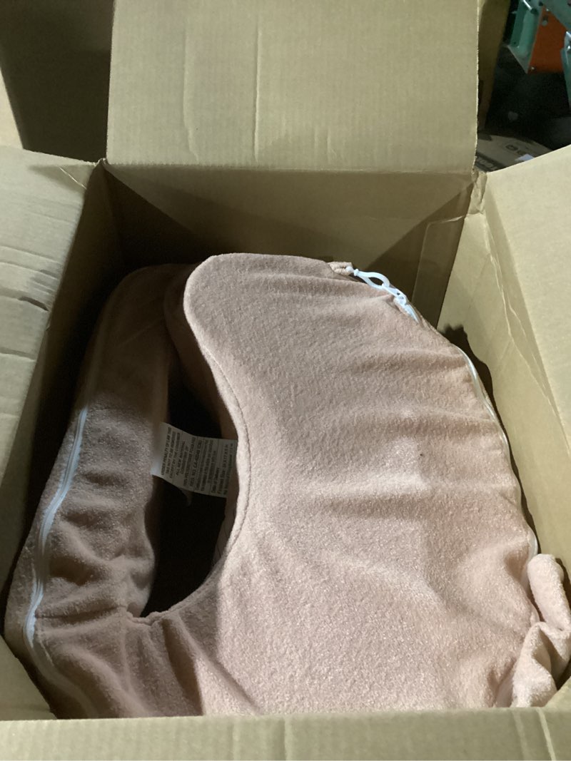 Condition photo showing Good Condition for My Brest Friend Nursing Pillow - Deluxe - Enhanced Comfort w/ Slipcover - Ergonomic Breastfeeding Pillow For Ultimate Support For Mom & Baby - Adjustable Pillow W/ Handy Side Pocket, Soft Rose