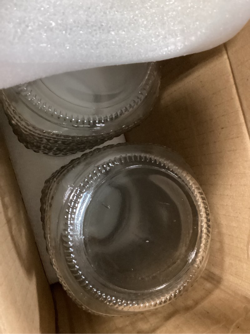 Condition photo showing New/Like New for wacoi mason jars 32 oz with lids wide mouth 4 pack, glass jars canning jars large for centerpieces pickling storage food meal prep salad jam 32oz-4packs