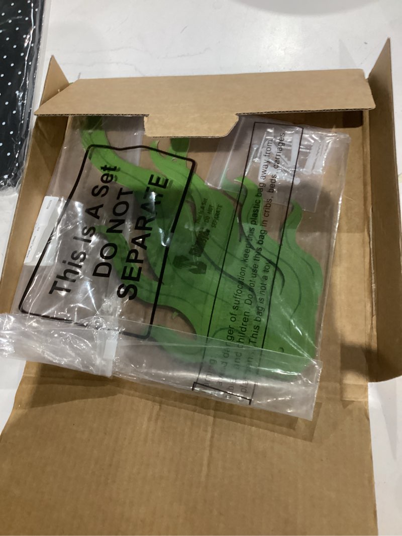 Condition photo showing As Is for Shimeyao Set of 3 Metal Seaweed Wall Decor, Two 11.8 Inch and One 7.8 Inch Seaweed Wall Hanging for Bathroom, Beach House, Coastal Themed, Room, Colorful Seaside Decor(Green)