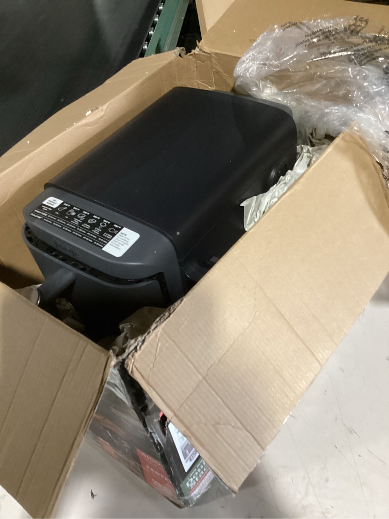 Condition photo showing Good Condition for ninja doublestack xl smart air fryer, 2-basket, 10 qt, 6-in-1, doublestack technology cooks 4 foods at once, space saving design, air fry, broil, bake sl451 10.0 qt
