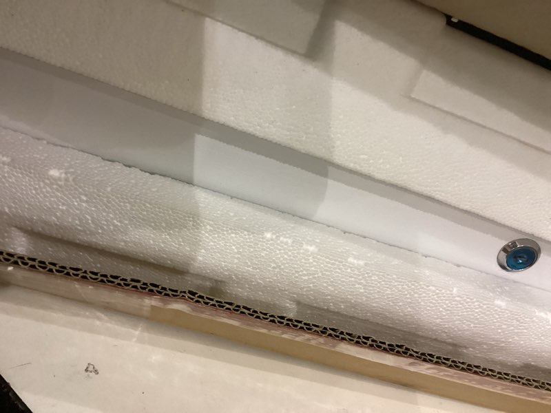 Condition photo showing Good Condition for SONGMICS 6 LEDs Mirror Jewelry Cabinet, 47.2-Inch Tall Lockable Wall or Door Mounted Jewelry Armoire Organizer with Mirror, 2 Drawers, 3.9 x 14.6 x 47.2 Inches, White UJJC93W