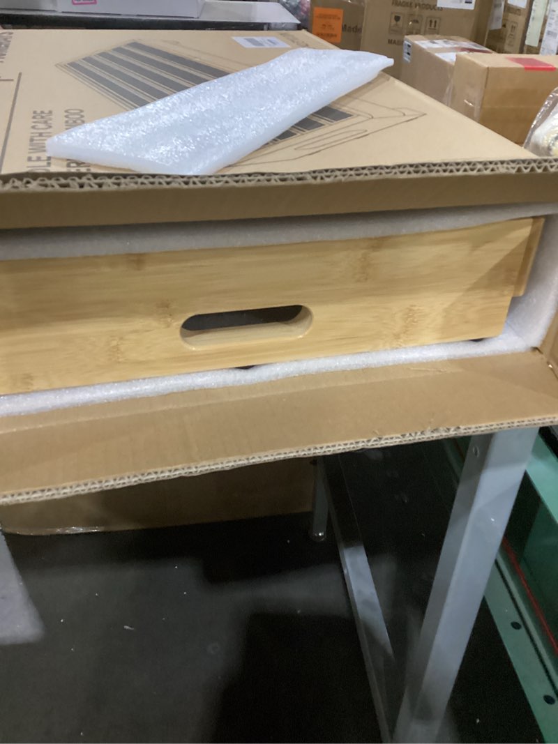 Condition photo showing New/Like New for Homerays One Step Stool for Elderly,Bamboo High Riser Step Stool for Bed with Fluorescent Function No Assembly Required - 550 Lbs Wooden Mobility Stepping Stool for Bedside,Bathroom,Garden Bamboo 3.5" High