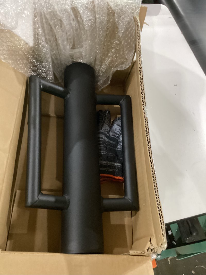Condition photo showing New/Like New for fence post driver with handle 16.5 inch t post driver, 8lb heavy duty hand post pounder, 2.7 inch inner diameter hand post rammer for metal fence stake, u channel, sign post
