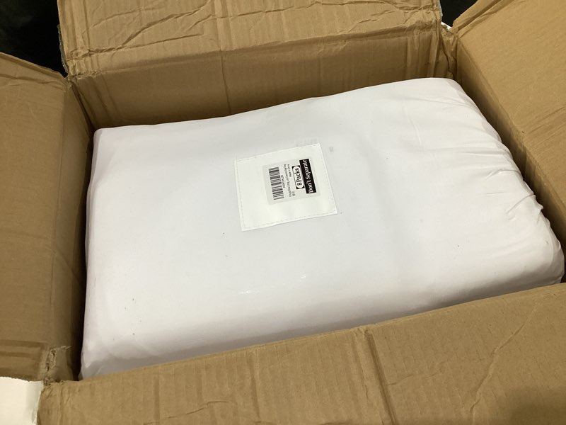 Condition photo showing Good Condition for 10 Panels White Ceiling Drapes for Wedding Ceiling Drapes 5ftx10ft Wedding Arch Draping Fabric Premium Polyester Ceiling Drapery Draping Wedding Ceiling Decorations for Party Ceremony Stage Swag