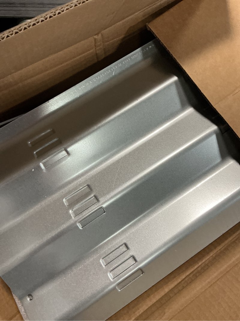 Condition photo showing Good Condition for raised garden bed galvanized metal planter box, 67"d x 20"w x10"h, 7 cu. ft. silver