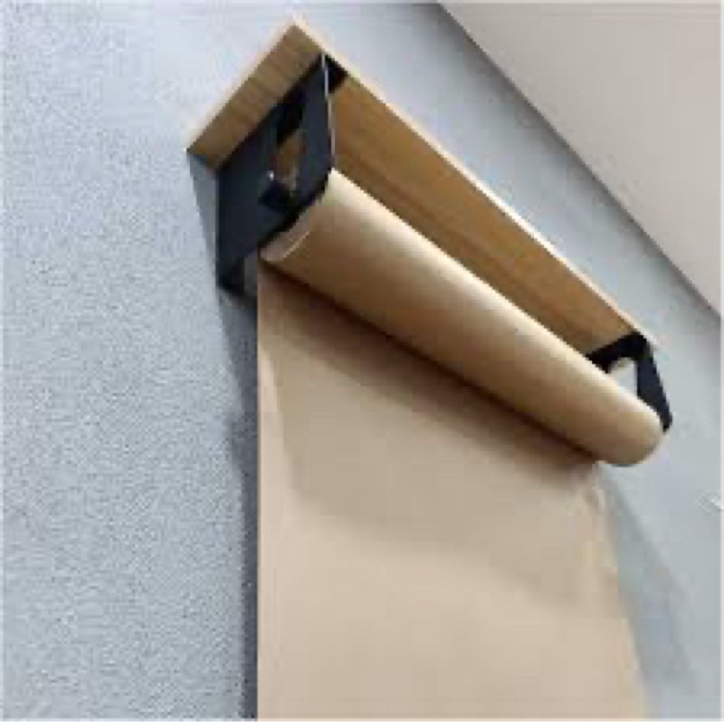 Fitous 36”Kraft Paper Dispenser Holder Wall Mount, Heavy-Duty Paper Cutter Butcher Paper Dispenser t