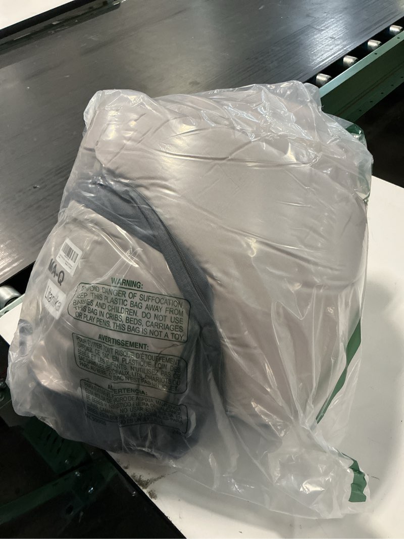 Condition photo showing As Is for litanika linen grey comforter set queen size, 3 pieces lightweight solid bedding comforter set, all season fluffy bed set (90x90in comforter & 2 pillowcases) deep linen grey queen