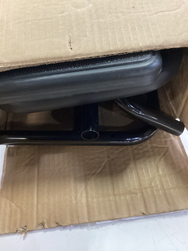 Condition photo showing Good Condition for 2 Step Stool with Handle for Elderly Heavy Duty Bed Steps for High Beds for Adults Two Step Stools for Seniors with Adjustable Handrail Non-Skid Platform LED Light Foot Stool for Kitchen Room (Black)