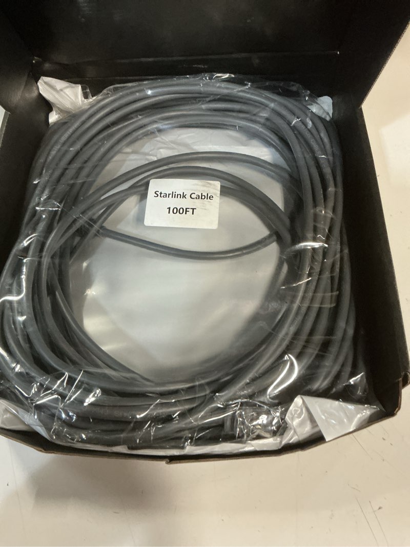 Condition photo showing Good Condition for starlink cable, 100ft/30.5m starlink gen 3 cable for replacement starlink cable routing kit, waterproof starlink mini/extension/ethernet cable accessories (gray)