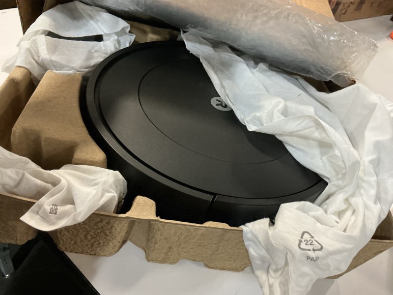 Condition photo showing As Is for iRobot Roomba Vac Robot Vacuum (Q0120) - Easy to use, Power-Lifting Suction, Multi-Surface Cleaning, Smart Navigation Cleans in Neat Rows, Self-Charging, Alexa