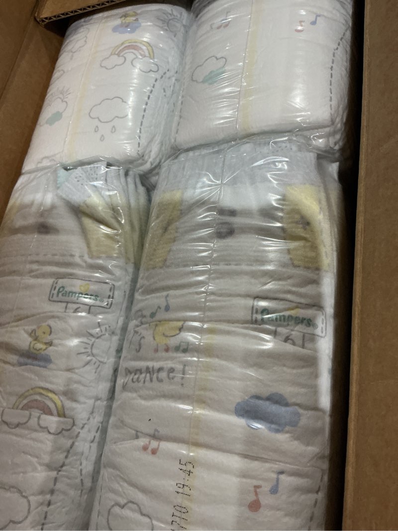 Condition photo showing Good Condition for pampers swaddlers diapers, size 6 (23-44 lbs), 108 count, absorbent, keeps baby dry and comfortable, skin safe disposable baby diaper (packaging may vary) size 6 108