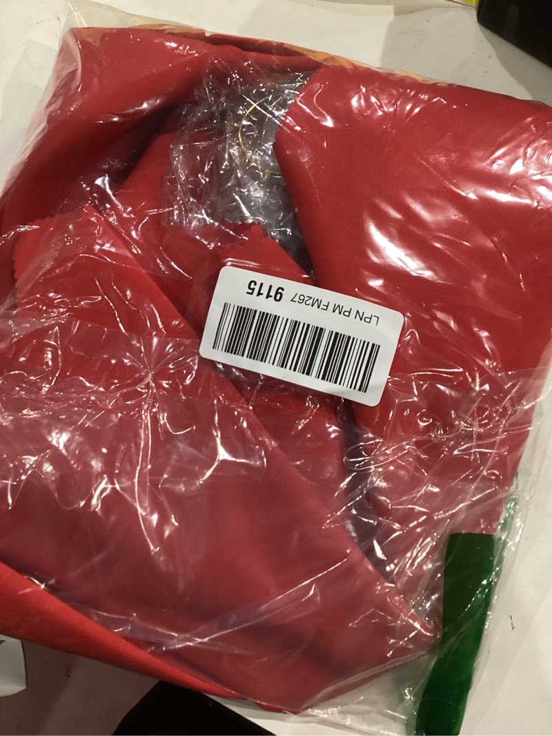 Condition photo showing Good Condition for Maxcheck 16 Pcs Valentine Red Napkins and Ring Set 8 Pcs Red Washable Cloth Napkins and 8 Heart Rose