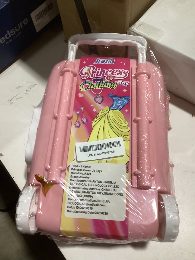 Condition photo showing New/Like New for 15 Pcs Princess Dress Up Clothes for Little Girl Role Play Costume Gift Set, Princess Mermaid Pretent Play Outfit Toys for Toddler Girls, Cosplay Birthday Party Gifts for Girls Age 3 4 5 6 7+ Year Old Purple