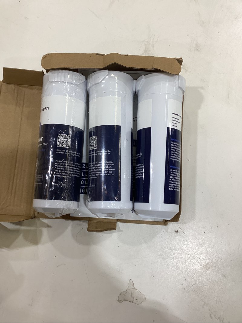 Condition photo showing As Is for GLACIER FRESH XWF Replacement for GE XWF Refrigerator Water Filter Pack of 3 (Not XWFE) Standard 3 Count (Pack of 1)