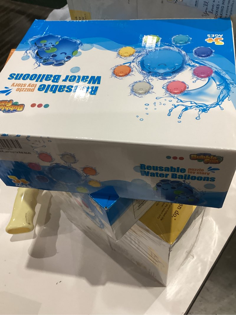 20 PCS Water Balloons Reusable, Led Light Water Balloons, Self-Sealing & Quick Fill Water Toys with 