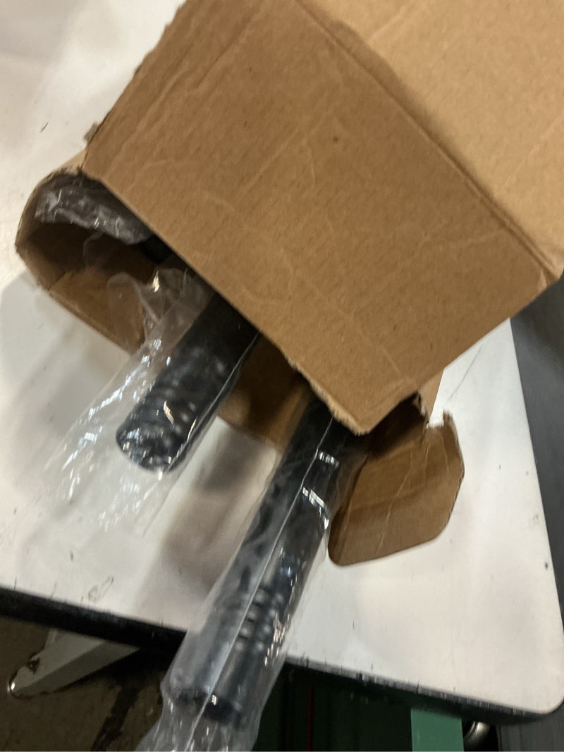 Condition photo showing Good Condition for joydeco black curtain rods for windows 32 to 120 inches, 1 inch diameter heavy duty adjustable curtain rods for bedroom, sliding glass doors, patio