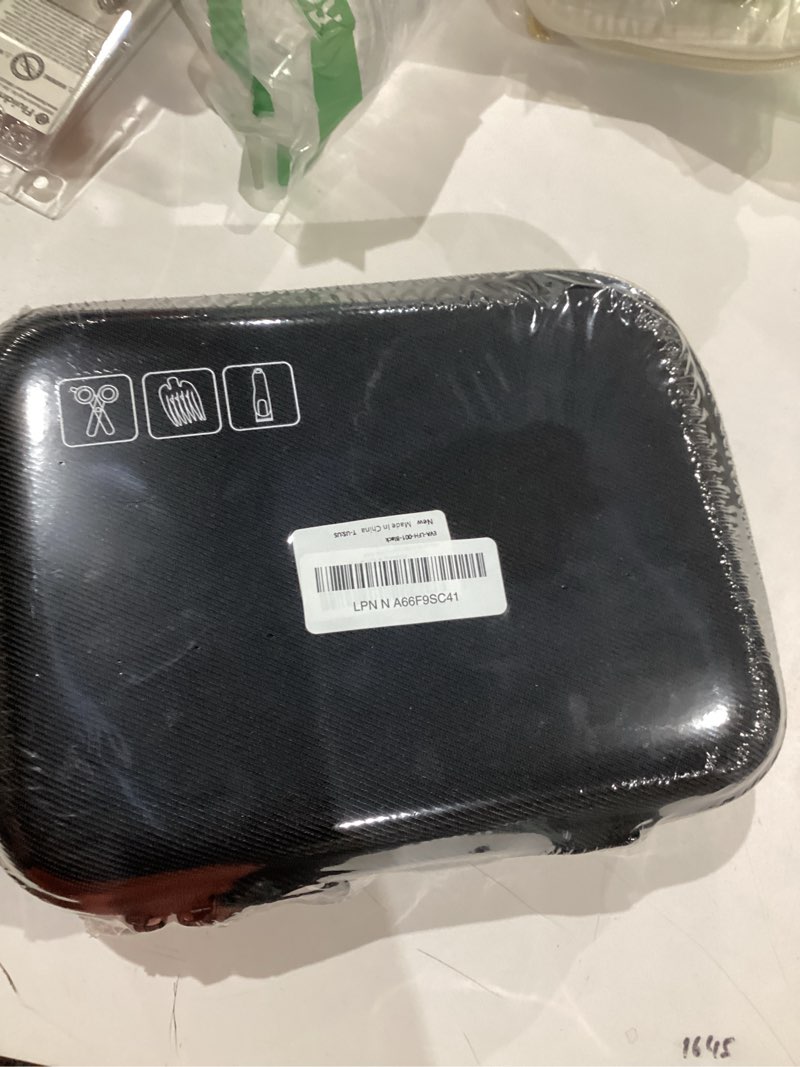 Condition photo showing Good Condition for ProCase Hard Travel Case for Hair Clippers, Hair Cutting Barber Supplies Holder, Trimmer Organizer Storage Bag for Hatteker/Oneisal/Wahl 5Star/Andis Men Razor Guard Grooming Kits -Black L (10.2L*7.5W*3.5H Inch) Black