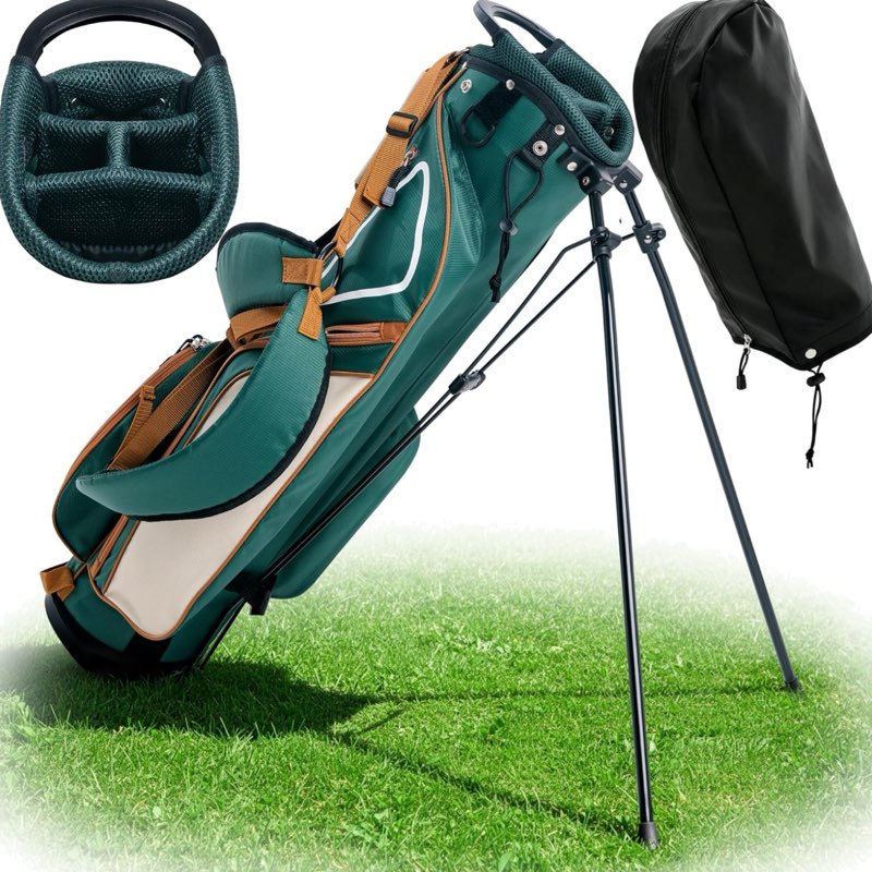 Similar ))))Ultra-Lite Golf Stand Bag - 3 Lbs, 4 Way Divider Portable Golf Club Carry Bag...