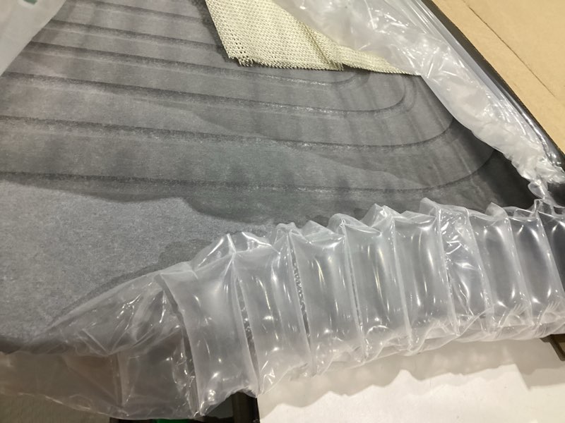 Condition photo showing Good Condition for stone bath mat 24"x16" - diatomaceous earth shower mat, quick dry, anti-slip, modern design with bonus non-slip pad - perfect for home safety and style, (gray,semicircle)