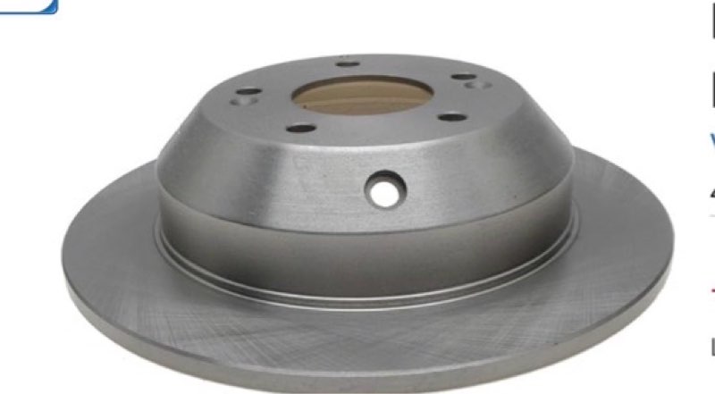 raybestos 980783r professional grade disc brake rotor