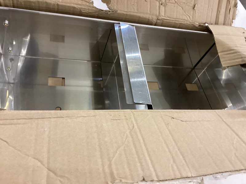 Hicarer 4 Compartments Stainless Steel Cup Dispenser with Adjustable Dividers Silver Cup and Lid Hol