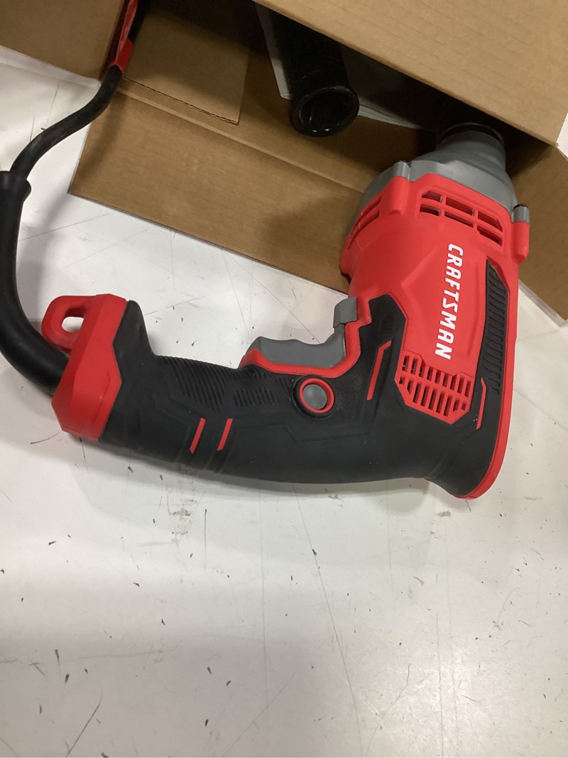 Condition photo showing As Is for craftsman 1/2-in 7-amp variable hammer drill (charger not included)